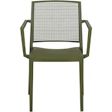 thumbnail of SIENA GARDEN Urban Lights Set 3teilig Square Sessel gastrotauglich olive mit Tisch Sola 80x80