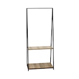 thumbnail of Metallgarderobe Dreieckige mit 2 Regalen Osto 150x64x40cm 7house