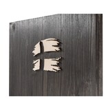 thumbnail of Wandbild NORWAY Holz mit Silhouette von Norwegen 30x80cm skandinavisch
