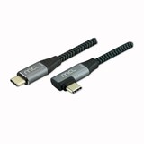 thumbnail of MCL - Câble Type C / Type C coudé USB3.2 tressé 10Gb 100W 5A - 2m