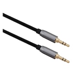 thumbnail of Helos Anschlusskabel, Klinke 3,5mm Stecker/Stecker 3 Pin, PREMIUM, 0,5m, schwarz