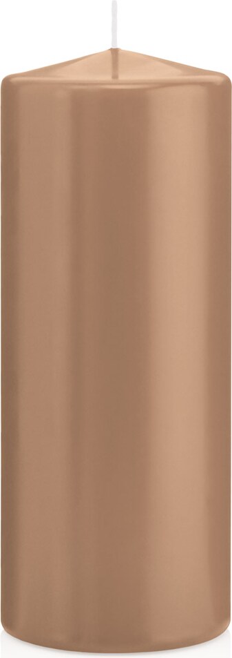 Stumpenkerzen Caramel 200 x Ø 78 mm, 8 Stück