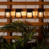 thumbnail of Conjunto de 4 apliques solares LED com filamento LED.