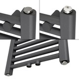 thumbnail of ECD Germany Badheizkörper 300×800 mm Anthrazit, gerade, Mittelanschluss