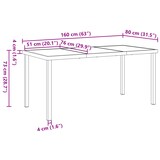 thumbnail of vidaXL 7-teiliges Garten-Esszimmer-Set mit Kissen - Schwarz, Poly-Rattan