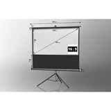 thumbnail of celexon Stativleinwand Economy 158 x 89 cm