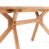 thumbnail of Bazar Bizar Table à manger en bois de teck récupéré 225x115x78 cm naturel