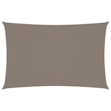 thumbnail of Toldo de vela rectangular tela Oxford gris taupe 3x6 m