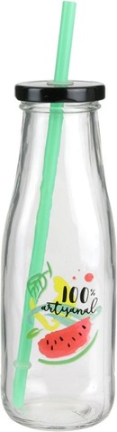 Gourde Conservation Sous Vide PIKA 600ml Verre Borosilicate - Jus 3x Plus Longtemps