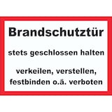 thumbnail of Brandschutztür Aufkleber A4 (210x297mm)