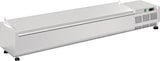 thumbnail of Zutatenkühlschrank mit deckel für 9 gn 1/3 behälter - 2000x395x280 mm - 160 W 230/1V - 7913200T Eurast