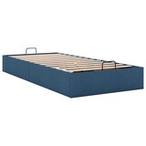 thumbnail of vidaXL Ottoman-Bett ohne Matratze Blau 90x190 cm Stoff