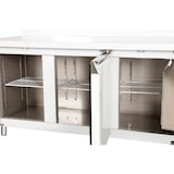 thumbnail of Gasfrit – Mesa refrigerada, sob balcão, 3 portas de aço ventiladas, mural, 2000 x 600 x 850 + 100 mm, alta qualidade
