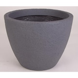 thumbnail of Pflanzkübel `Stone` 50xH39cm Steinoptik Übertopf Blumengefäß rund grau Grau 50