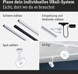 thumbnail of Paulmann URail Schienenspot 3-Step-Dim Circle  220lm 5W 4000K dimmbar 230V Signalweiß 95704