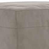 thumbnail of Helloshop26 - Bank/Sitzbank 100 x 35 x 41 cm hellgrauer Samt 02_0010622