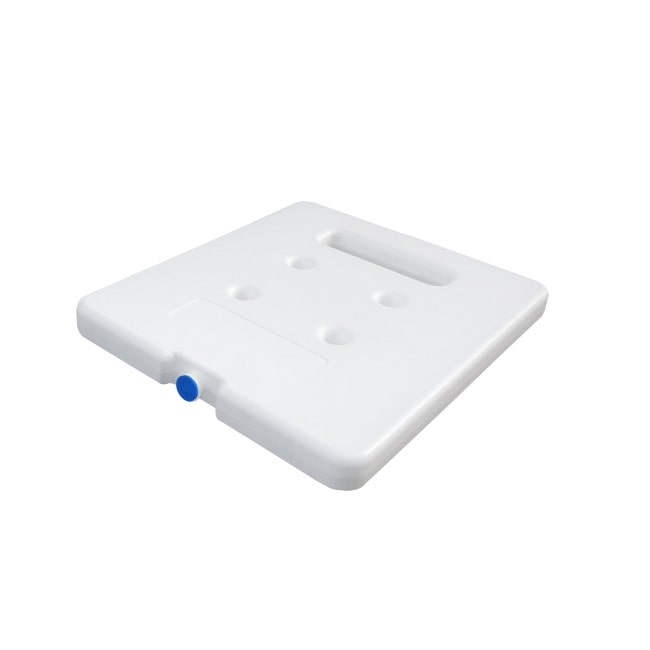 Plaque eutectique froid négatif blanche - Pack Froid Robuste - GN1/2: 325 x 265 mm- T°C rendue -16°C - Transport de produits surgelés - à l'unité