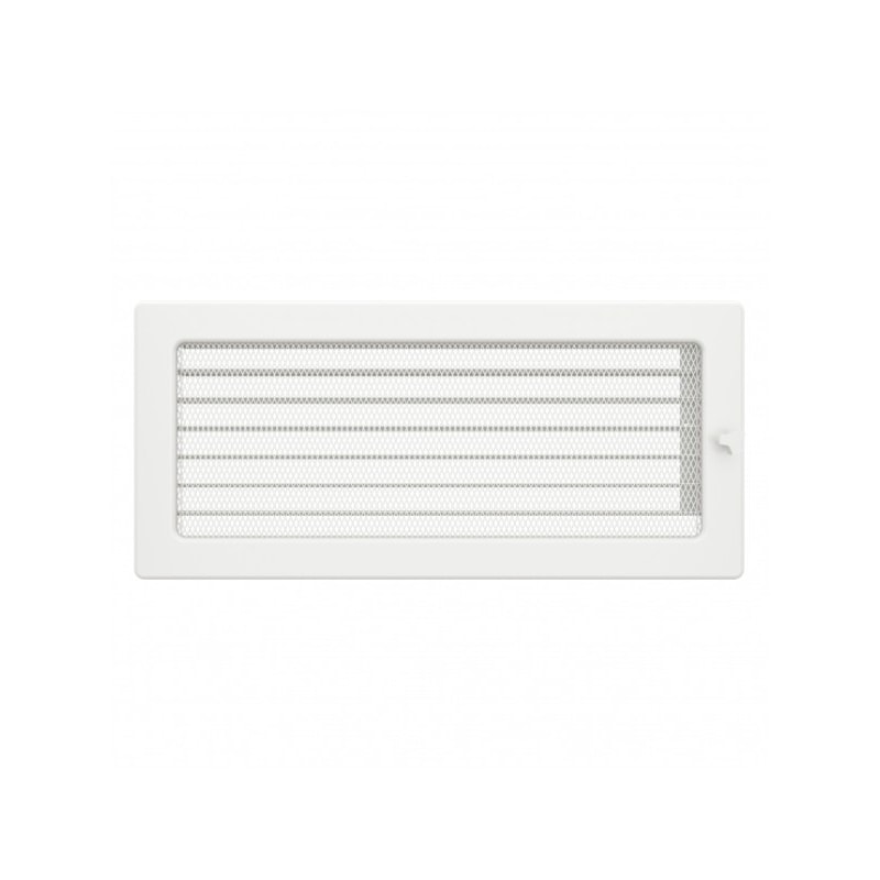 Griglia di ventilazione per camino 17x37 bianca con tapparelle avvolgibili