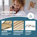 thumbnail of Lattenbodem 160x200 cm – Verstelbaar hoofdeinde 42 latten 7-zones Draagkracht ca. 140 kg Berken- en beukenmultiplex Zelfmontage Product van Duitsland