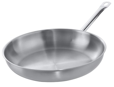 METRO PROFESSIONAL Frigideira, aço inoxidável 18/10, Ø 32 cm, altura: 9 cm, sem revestimento, indução, resistente ao forno