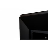 thumbnail of Lareira a bioetanol Sololed Frame 1800, de parede, com vidro incluso, 3 queimadores de 1 litro - Preto fosco