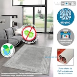 thumbnail of Tapete de poliéster WellHome 100x200cm em cinza claro