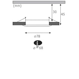 thumbnail of Paulmann LED Einbauleuchte 3-Step-Dim Nova Coin   IP44 rund 74mm  Coin 3x6W 3x470lm 230V dimmbar 2700K Gold matt 92407