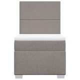 thumbnail of vidaXL Boxspringbett mit Matratze Taupe 80x200 cm Stoff