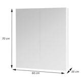 thumbnail of Badkamer set HWC-B19b, wastafel spiegelkast wandmeubel, hoogglans MVG-gecertificeerd ~ grijs