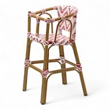 thumbnail of Chaise haute bébé ALMA - Tressage Rouge et Blanc