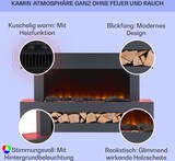 thumbnail of KlarsteinStudio Light & Fire 3 Smart Kamin 1000/2000W MDF WiFi-SteuerungDunkelgrau
