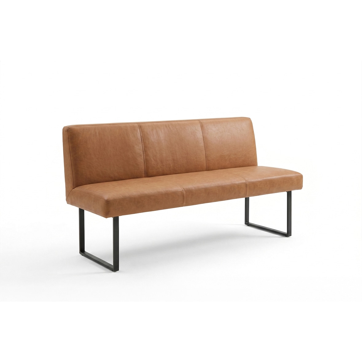 KAWOLA Esszimmerbank ELEEN Leder cognac 143cm