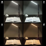 thumbnail of tectake Bureaulamp, LED, dimbaar, inklapbaar, 14W - Set van 4 - 402050