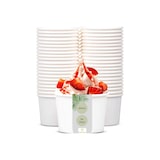 thumbnail of DeinPack Eisbecher 50 Stück Speisebecher weiß unbedruckt 400 ml runde
