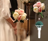 thumbnail of Nass Steckschaum Straußhalter gekippt & gerade Frischblumen Bouquethalter Brautstraußhalter Steckmasse Hochzeitsstrauß Steckschwamm Blumensteckschaum