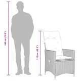 thumbnail of vidaXL 7-tlg. Garten-Essgruppe mit Kissen Beige Poly Rattan