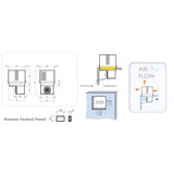 thumbnail of Plafondunit | 8.2-14.1m³ | -5°C/+5°C | 230V (1,16kW) | 460x540x756(h)mm