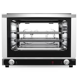thumbnail of CombiSteel Heteluchtoven | 4 Niveaus (1/1 GN) | Elektrisch | 50°C/250°C | 2.9kW (230V) | Bevochtiging (Handmatig) | 675x600x502(h)mm