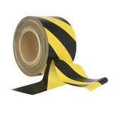 thumbnail of VEPATIM 2 Absperrband schwarzgelb gestreift 75mm breit 500 Meter LDPE