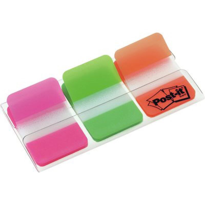 Post-it Haftmarker Index Strong, 25,4 x 38 mm, 3-farbig