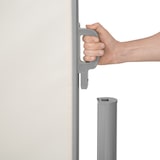 thumbnail of tectake Aluminium Doppel Seitenmarkise ausziehbar mit Aufrollmechanismus  Beige