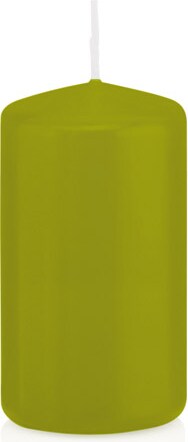Stumpenkerzen Grün 80 x Ø 38 mm, 24 Stück