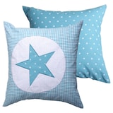 thumbnail of Baumwollkissenhülle 40x40 Türkis