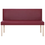 thumbnail of Helloshop26 - Bank/Sitzbank 139,5 cm Kunststoff bordeauxrot 02_0010807