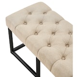 thumbnail of Bank Amun B stof taupe/120 cm