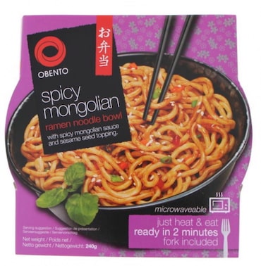 Nouilles Style Ramen En Bol - Epices De Mongolie 240g/Bol Lot de 6 bols