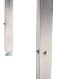 thumbnail of Romux® Edelstahltisch für Gastronomie Zentraltisch ohne Regal 1500x700x850 mm Zerlegbar | Arbeitstisch aus Edelstahl Korrosionsbeständig