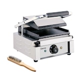thumbnail of Contactgrill 1800 1GR | Geribbeld/Glad | 1.8kW | Grillplaten Gietijzer/Geëmailleerd | 290x395x210(h)mm