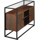 thumbnail of tectake Credenza Oldham 100x38x80,5cm - industriale scuro - 404684
