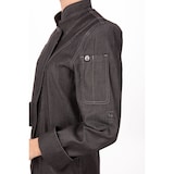 thumbnail of Chef Works® Damenkochjacke GRAMERCY LIGHT & 100% Baumwolle, Urban, Reißverschluss, Denimblack, Größe  M